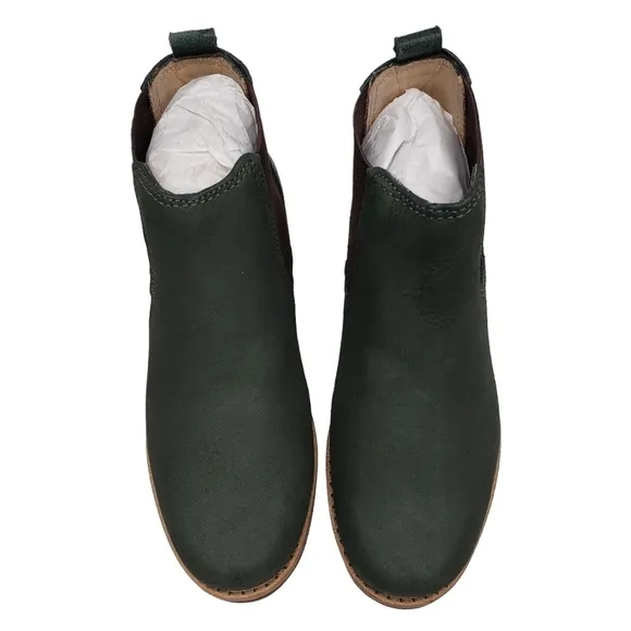 Marc Joseph | NIB Webster Bootie Emerald Nubuck Leather Pull On Boots Boy's 12