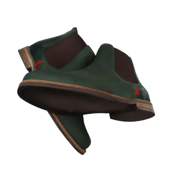 Marc Joseph | NIB Webster Bootie Emerald Nubuck Leather Pull On Boots Boy's 12