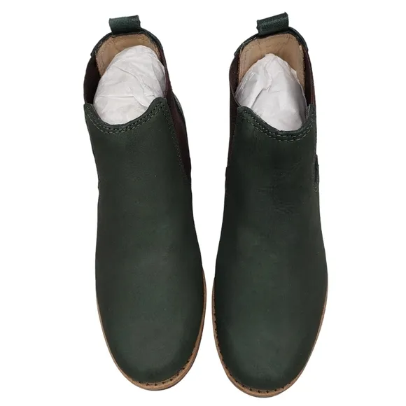 Marc Joseph | NIB Webster Bootie Emerald Nubuck Leather Pull On Boots Boy's 12