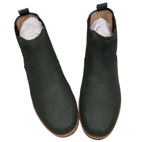 Marc Joseph | NIB Webster Bootie Emerald Nubuck Leather Pull On Boots Boy's 12