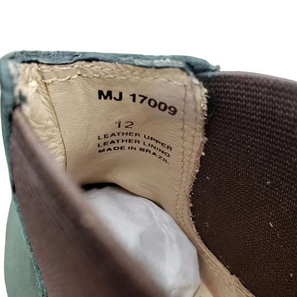 Marc Joseph | NIB Webster Bootie Emerald Nubuck Leather Pull On Boots Boy's 12