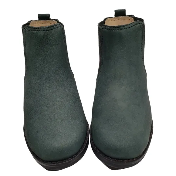 Marc Joseph | NIB Webster Bootie Forest Green Nubuck Leather Pull On Boots 10.5