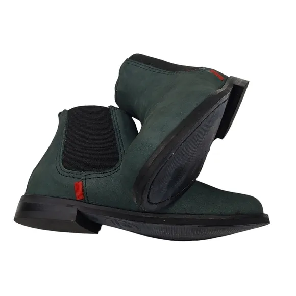 Marc Joseph | NIB Webster Bootie Forest Green Nubuck Leather Pull On Boots 10.5