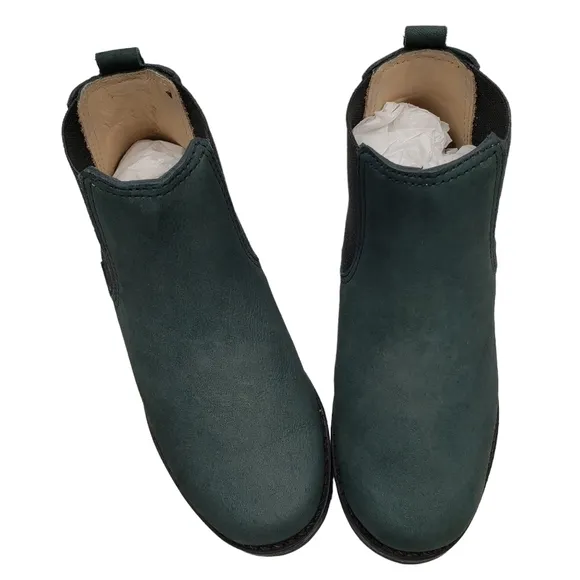 Marc Joseph | NIB Webster Bootie Forest Green Nubuck Leather Pull On Boots 10.5