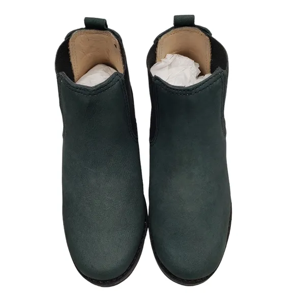 Marc Joseph | NIB Webster Bootie Forest Green Nubuck Leather Pull On Boots 10.5