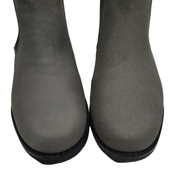Marc Joseph | NIB Webster Bootie Grey Nubuck Leather Pull On Boots Boy's 12