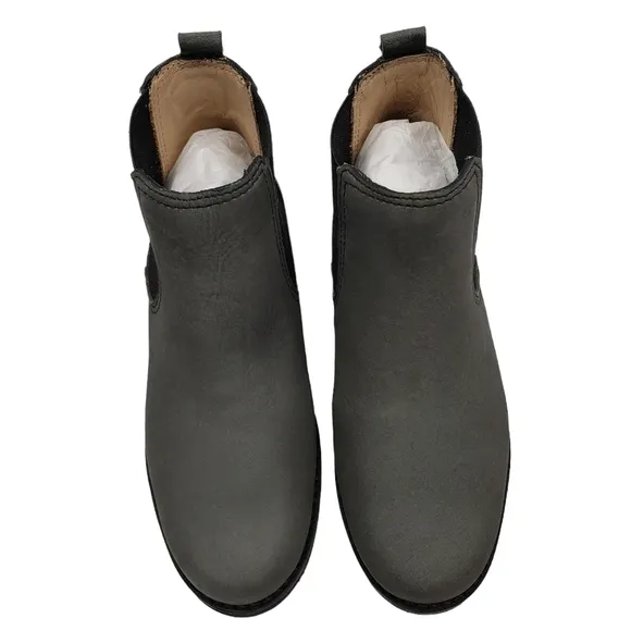 Marc Joseph | NIB Webster Bootie Grey Nubuck Leather Pull On Boots Boy's 12