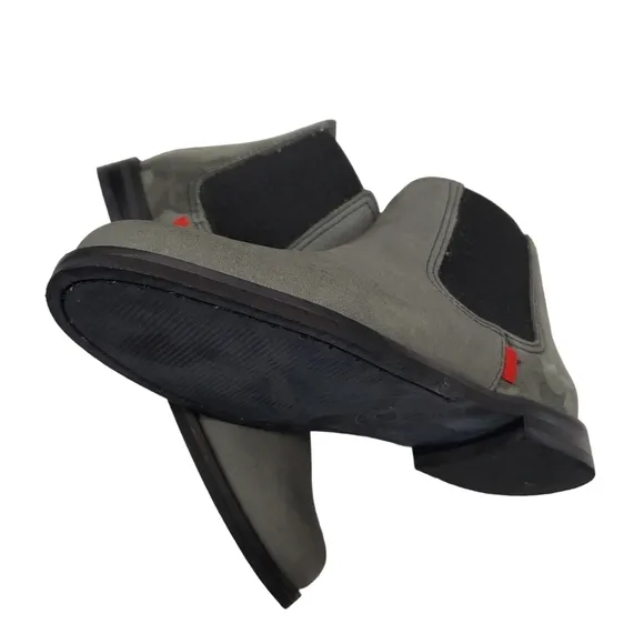 Marc Joseph | NIB Webster Bootie Grey Nubuck Leather Pull On Boots Boy's 12