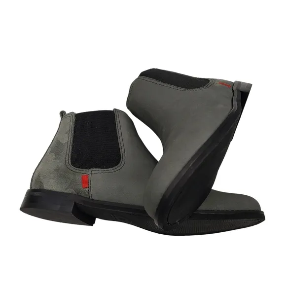 Marc Joseph | NIB Webster Bootie Grey Nubuck Leather Pull On Boots Boy's 2.5