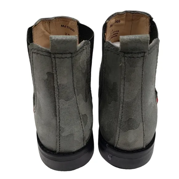 Marc Joseph | NIB Webster Bootie Grey Nubuck Leather Pull On Boots Boy's 2.5