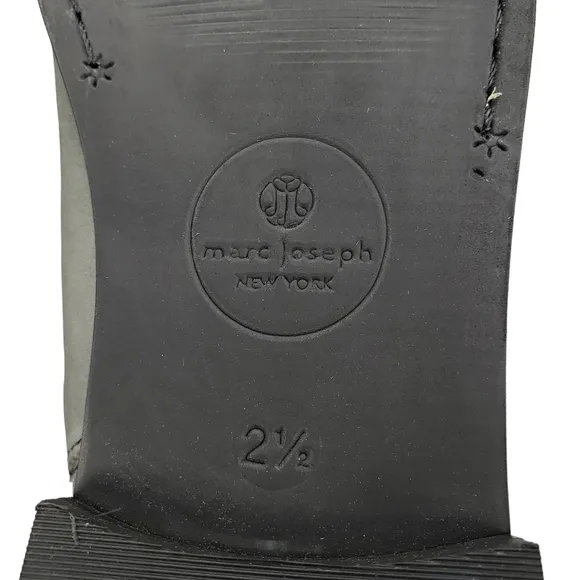Marc Joseph | NIB Webster Bootie Grey Nubuck Leather Pull On Boots Boy's 2.5