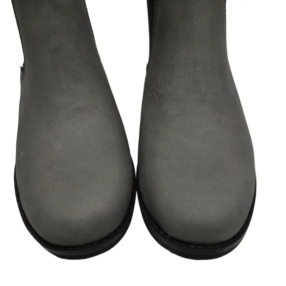 Marc Joseph | NIB Webster Bootie Grey Nubuck Leather Pull On Boots Boy's 2.5