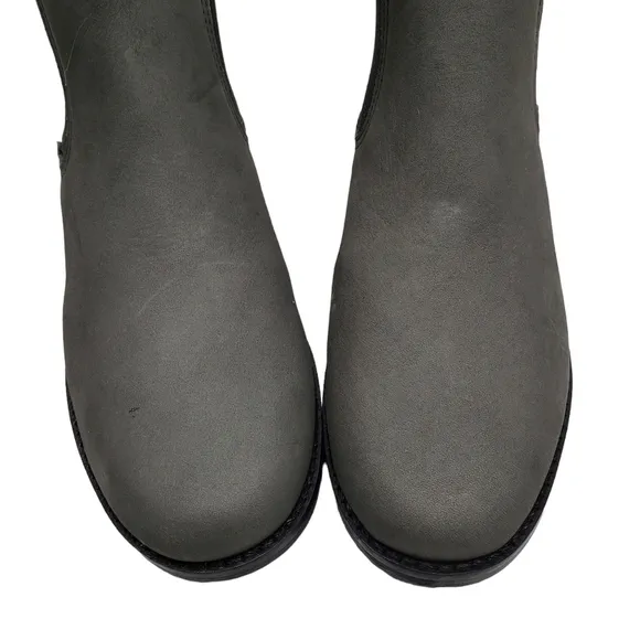 Marc Joseph | NIB Webster Bootie Grey Nubuck Leather Pull On Boots Boy's 5