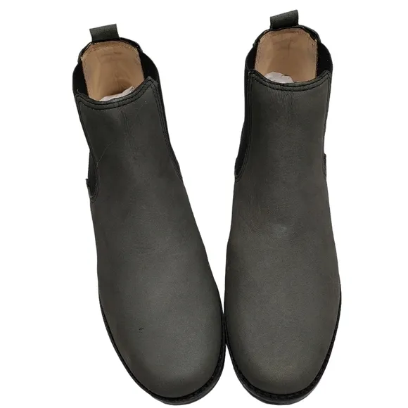 Marc Joseph | NIB Webster Bootie Grey Nubuck Leather Pull On Boots Boy's 5
