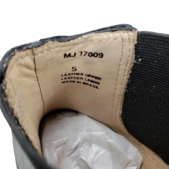 Marc Joseph | NIB Webster Bootie Grey Nubuck Leather Pull On Boots Boy's 5