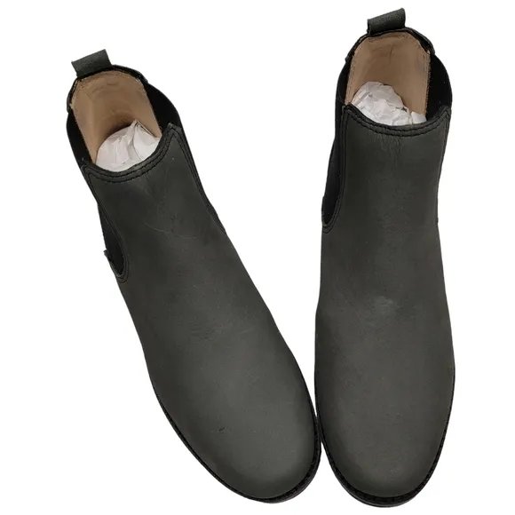 Marc Joseph | NIB Webster Bootie Grey Nubuck Leather Pull On Boots Boy's 5