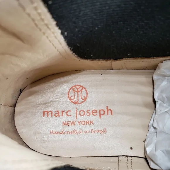 Marc Joseph | NIB Webster Bootie Grey Nubuck Leather Pull On Boots Boy's 5