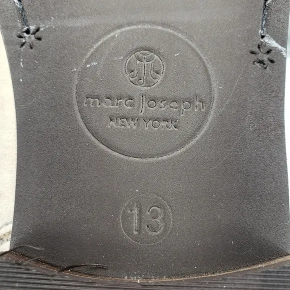 Marc Joseph | NIB Webster Bootie Light Grey Nubuck Leather Pull On Boots Boy 13