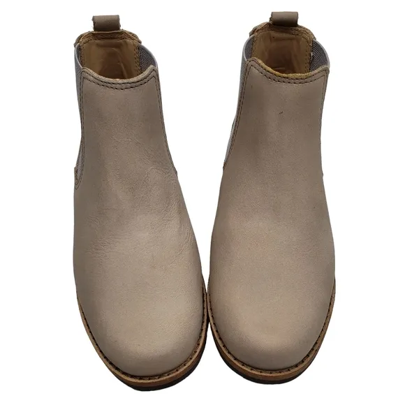 Marc Joseph | NIB Webster Bootie Light Grey Nubuck Leather Pull On Boots Boy 13