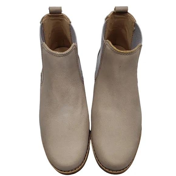 Marc Joseph | NIB Webster Bootie Light Grey Nubuck Leather Pull On Boots Boy 13