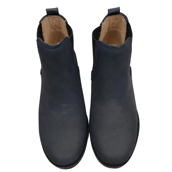 Marc Joseph | NIB Webster Bootie Navy Nubuck Leather Pull On Boots Boy's 12.5