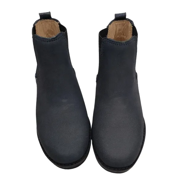 Marc Joseph | NIB Webster Bootie Navy Nubuck Leather Pull On Boots Boy's 12.5