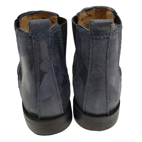 Marc Joseph | NIB Webster Bootie Navy Nubuck Leather Pull On Boots Boy's 12.5