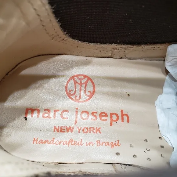 Marc Joseph | NIB Webster Bootie Red Nubuck Leather Pull On Boots Boy's 10.5