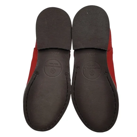Marc Joseph | NIB Webster Bootie Red Nubuck Leather Pull On Boots Boy's 10.5