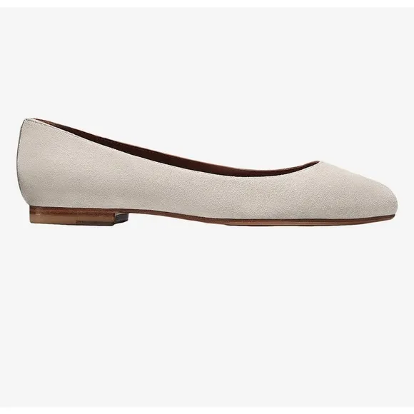 Margaux The Classic blush suede ballerina flats shoes Sz 42.5 N EU 11.5 N US