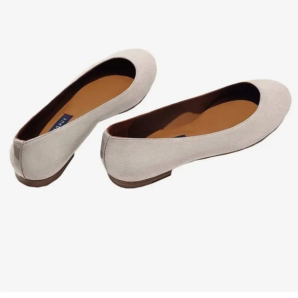 Margaux The Classic blush suede ballerina flats shoes Sz 42.5 N EU 11.5 N US