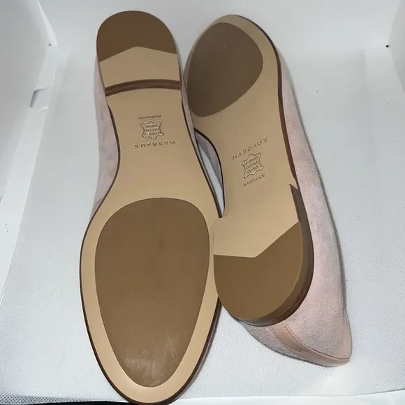 Margaux The Classic blush suede ballerina flats shoes Sz 42.5 N EU 11.5 N US