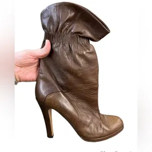 Marni Leather Brown Boots Size 40