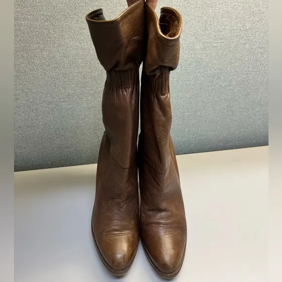 Marni Leather Brown Boots Size 40