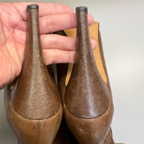 Marni Leather Brown Boots Size 40
