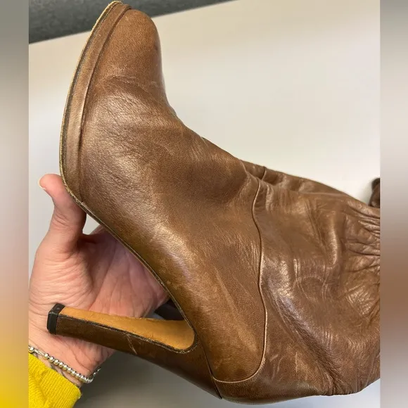 Marni Leather Brown Boots Size 40