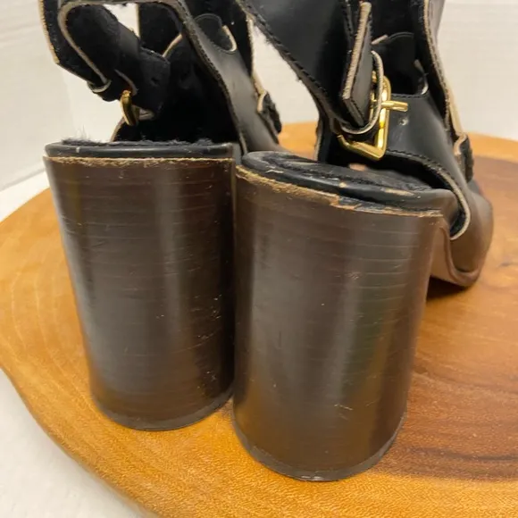 Marni Peep Toe Heeled Penny Loafers