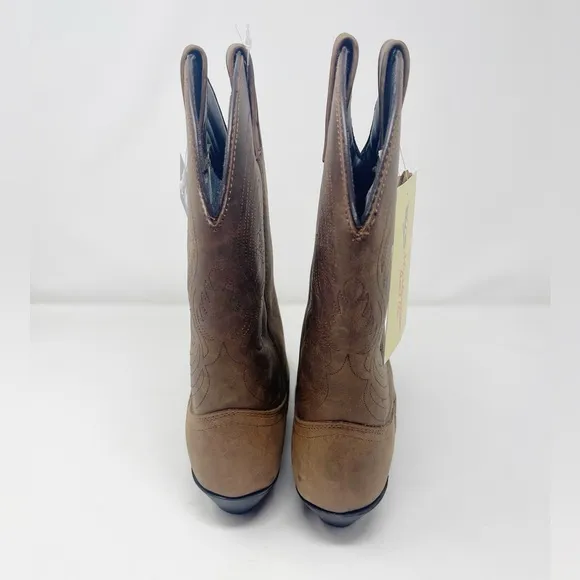 Masterson NWT brown leather roper western cowboy boot RB7440 women’s 8.5