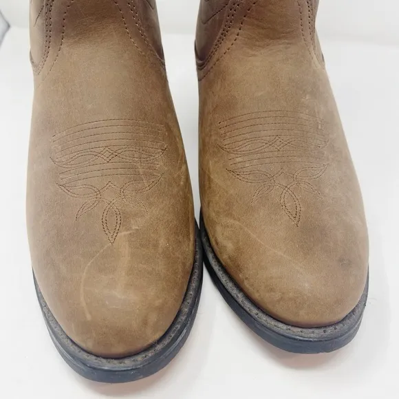 Masterson NWT brown leather roper western cowboy boot RB7440 women’s 8.5