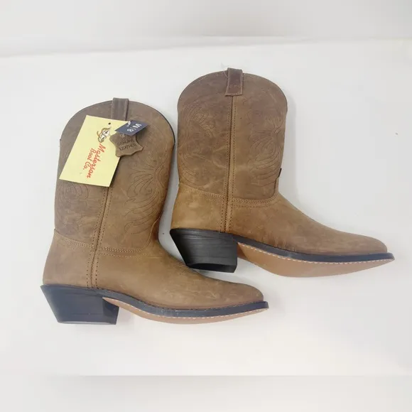 Masterson NWT brown leather roper western cowboy boot RB7440 women’s 8.5