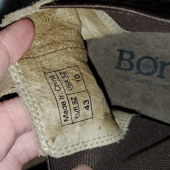 Men's Born Pull-On Boots Size 10