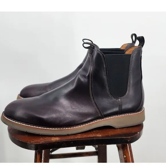 Men's Cole Haan Zero Grand Chelsea Boots Dark Brown Size‎ 13