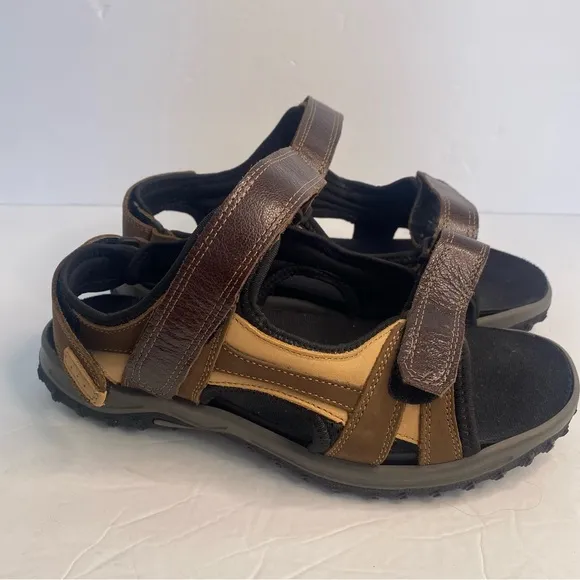 Mens DREW Warren River Sandal Sz 12 Brown