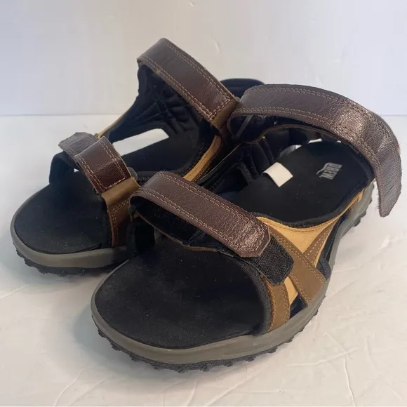Mens DREW Warren River Sandal Sz 12 Brown