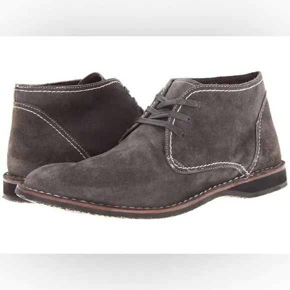 Men’s JOHN VARVATOS Star USA hipster suede chukka boots. Size 11