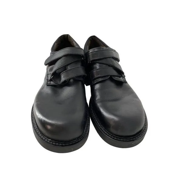 Men’s Kenneth Cole NY Italy Size 10/11 Mixed Size Leather Loafer Black 4036