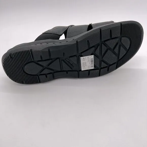 Men's Leather Walkford Easy Slide Sandals 9.5M (Black)