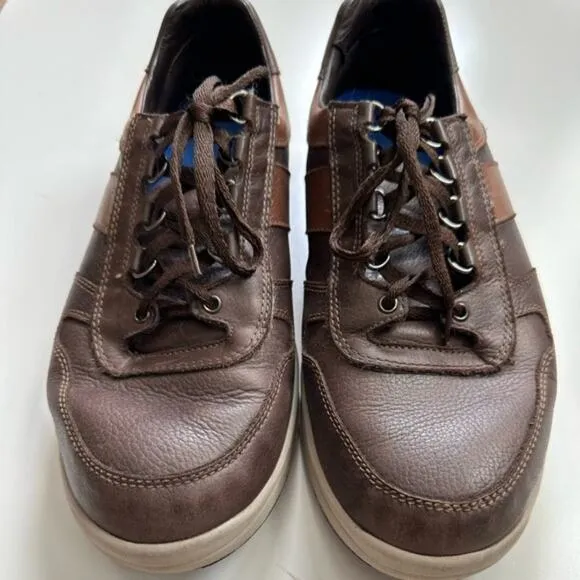 Mens Mephisto Vito Brown Leather Sneakers size 12