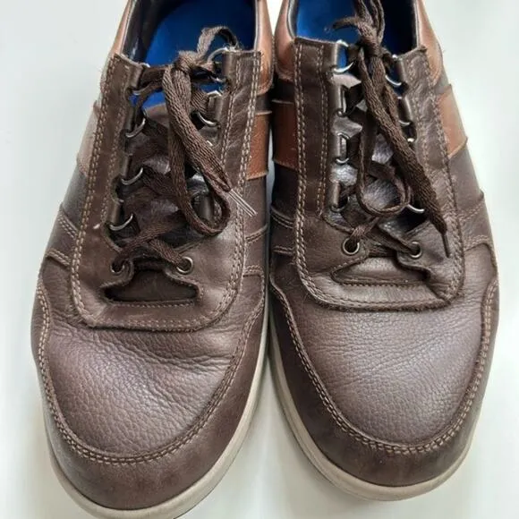 Mens Mephisto Vito Brown Leather Sneakers size 12