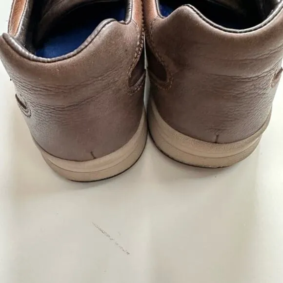 Mens Mephisto Vito Brown Leather Sneakers size 12